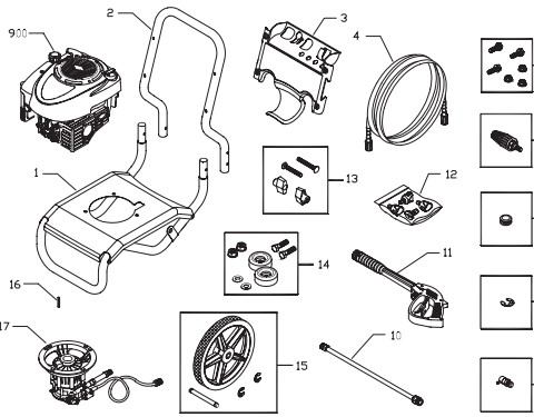 Craftsman Pressure Washer 020233 Parts